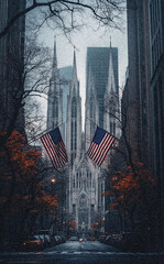 American Independence Day Flag