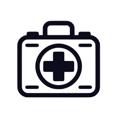 Obraz premium First Aid Kit Icon Outline 