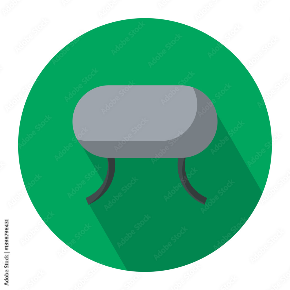 Poster electronic component icon vector illustration, electronic circuit symbol element vector design illus