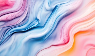 Obraz premium Elegant waves of flowing colors create an abstract and modern design with a vibrant and smooth texture.