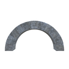 Sewer Arch, 3d illustration isolated on white background