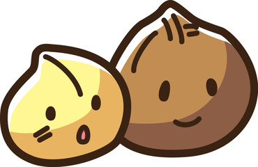 マカダミアナッツ　ゆるかわキャラ