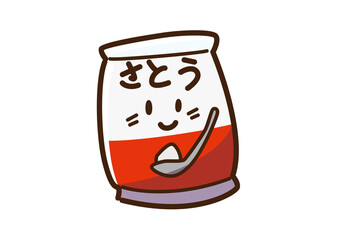 砂糖　ゆるかわキャラ　透過png