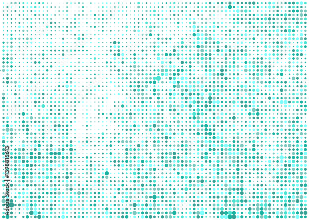 Poster abstract halftone colorful dots texture on a white background,multicolored dotted halftone