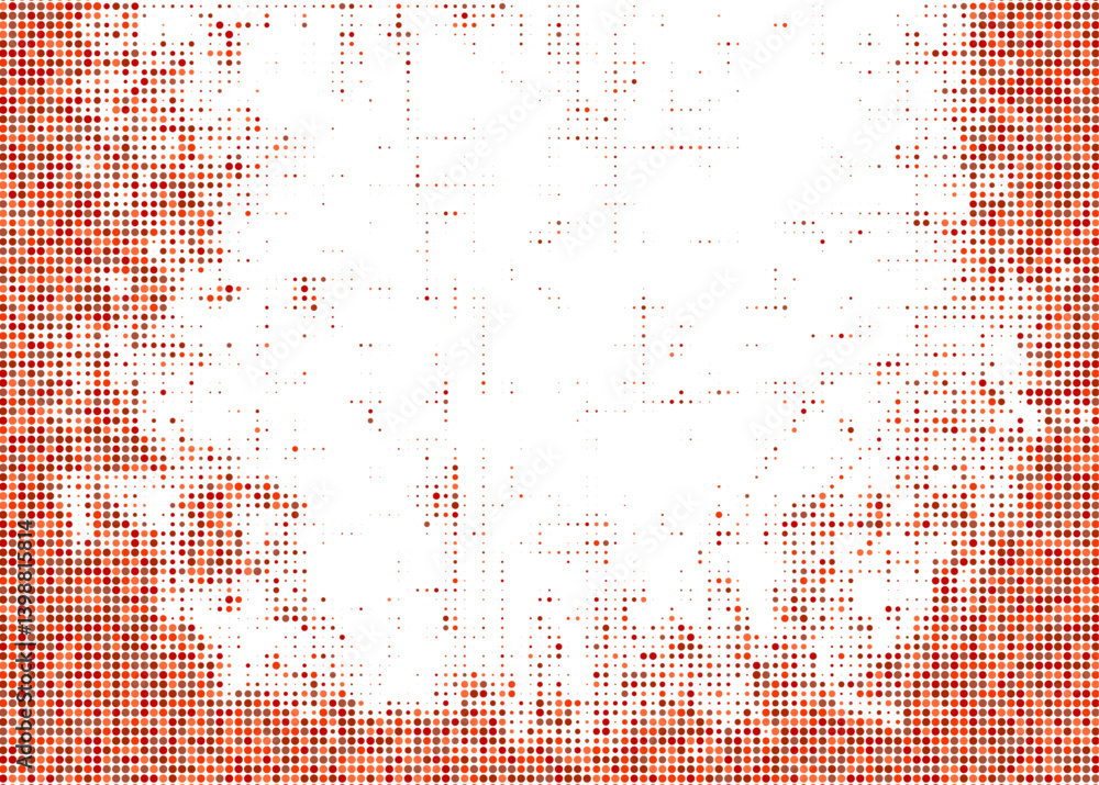 Poster abstract halftone colorful dots texture on a white background,multicolored dotted halftone