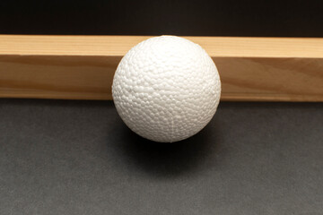 Still life with a plastic foam ball	