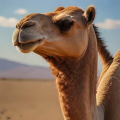 portrait of a camel