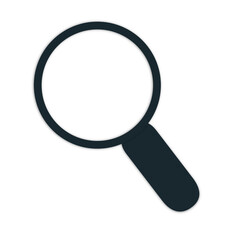 Search icon, simple vector symbol