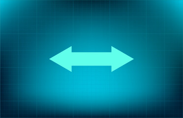 Vector icon on blue background with gradient