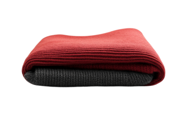 A flag of New Zealand folded neatly and isolated on a white background Isolated on transparent background.