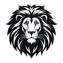 lion vector illustration on white background