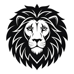lion vector illustration on white background