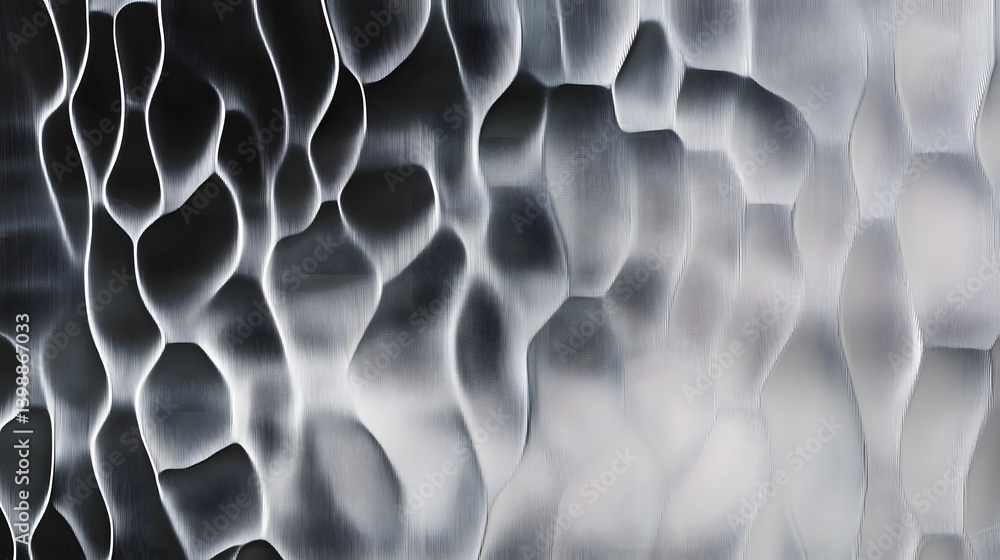 Poster abstract overlay texture with irregular ribbed transparent pattern for design projects