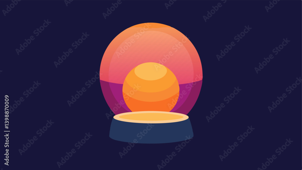 Poster mood light lamp a cozy lamp that changes colors based on desired mood settings. the illustration sho