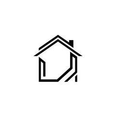 Minimalist House Logo Design