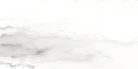 Abstract Watercolor Painting with Soft Transitions of White and Light Grey, Blended Across a Textured Paper Canvas to Create a Serene, Dreamy Atmosphere, Ideal for Minimalist and Artistic Designs.