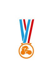 champion medaille cyclisme velo