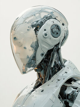 une femme cyborg - IA Generative