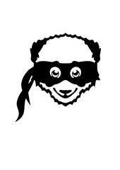 panda super heros masque