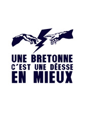 bretonne deesse en mieux main eclair humour citation drole