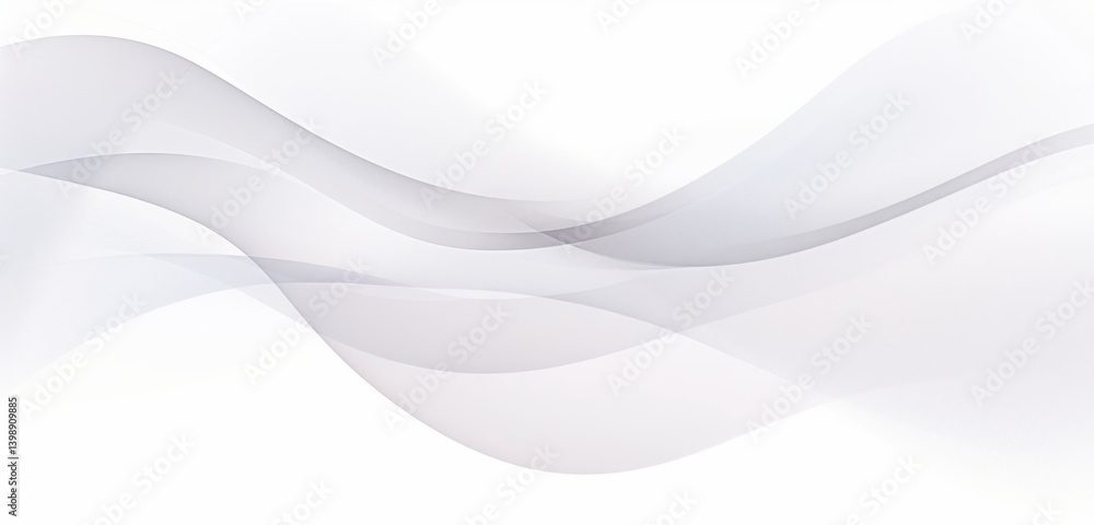 Aufkleber elegant presentation design template with a simple gray background and subtle white wavy lines