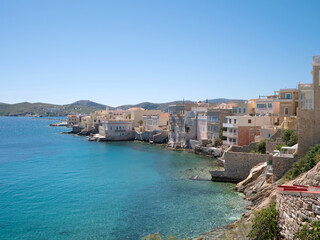 Traditional houses by the sea