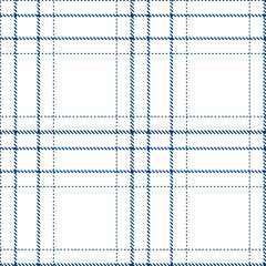 Fire prussian blue Tartan patterns fabric texture. Elegant Fire white Seamless Tartan