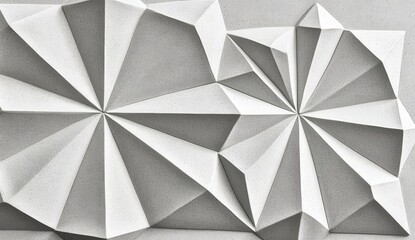 Geometric paper sculpture