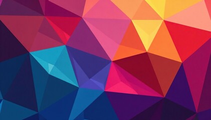Fototapeta premium Geometric shapes forming a continuous, colorful mosaic , mosaic pattern, abstract pattern