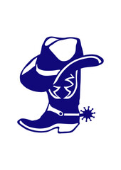 cowboy chapeau logo country