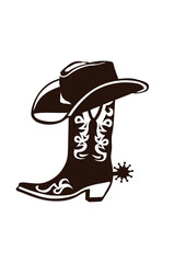 cowboy chapeau logo country