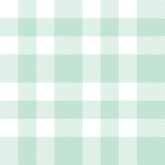 Fototapeta premium Warm white and Smoky duck egg blue Seamless Tartan Fabric Design