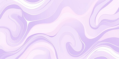Abstract wavy pattern in lavender and cream, creating an illusion of depth with fluid lines and curves. - 
