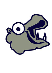 hippopotame design animaux forme