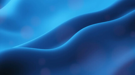 Abstract blue waves with a smooth gradient, creating a calming and modern visual effect.