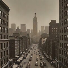 Fototapeta premium new york city skyline