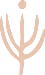 Obraz premium Abstract Botanical Symbol