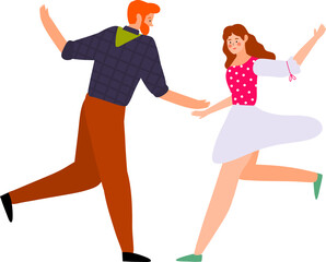 Valentine's couple at a Festa Junina dancing