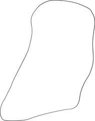 Hand Drawn Abstract Line Geometric Shape Wavy