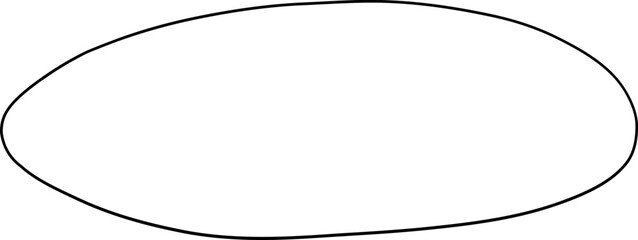 Hand Drawn Abstract Line Geometric Shape Wavy