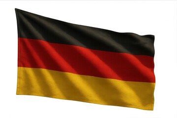 Naklejka premium German flag waving with transparent background