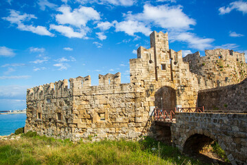 Old Town of Rhodes Island in Greece