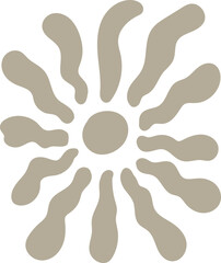 Abstract Sunburst Pattern