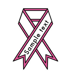 シンプルリボンフレーム