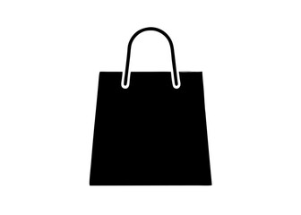 Shopping Bag Icon: A minimalist depiction of a shopping bag. The image symbolizes retail, purchases, and the essence of consumerism. 
