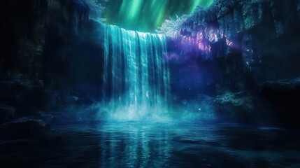 Abstract waterfall design digital art backgrounds