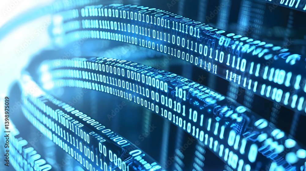 Poster abstract binary code stream design
