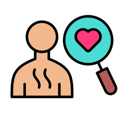 Prognosis illustration icon