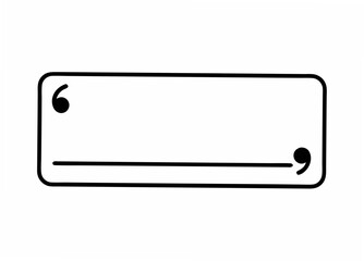 The Quote Box: minimalist, clean design offers a space to convey thoughts, expressions and insights within a modern, straightforward visual aesthetic. 