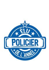 policier elu meilleur annee tampon best